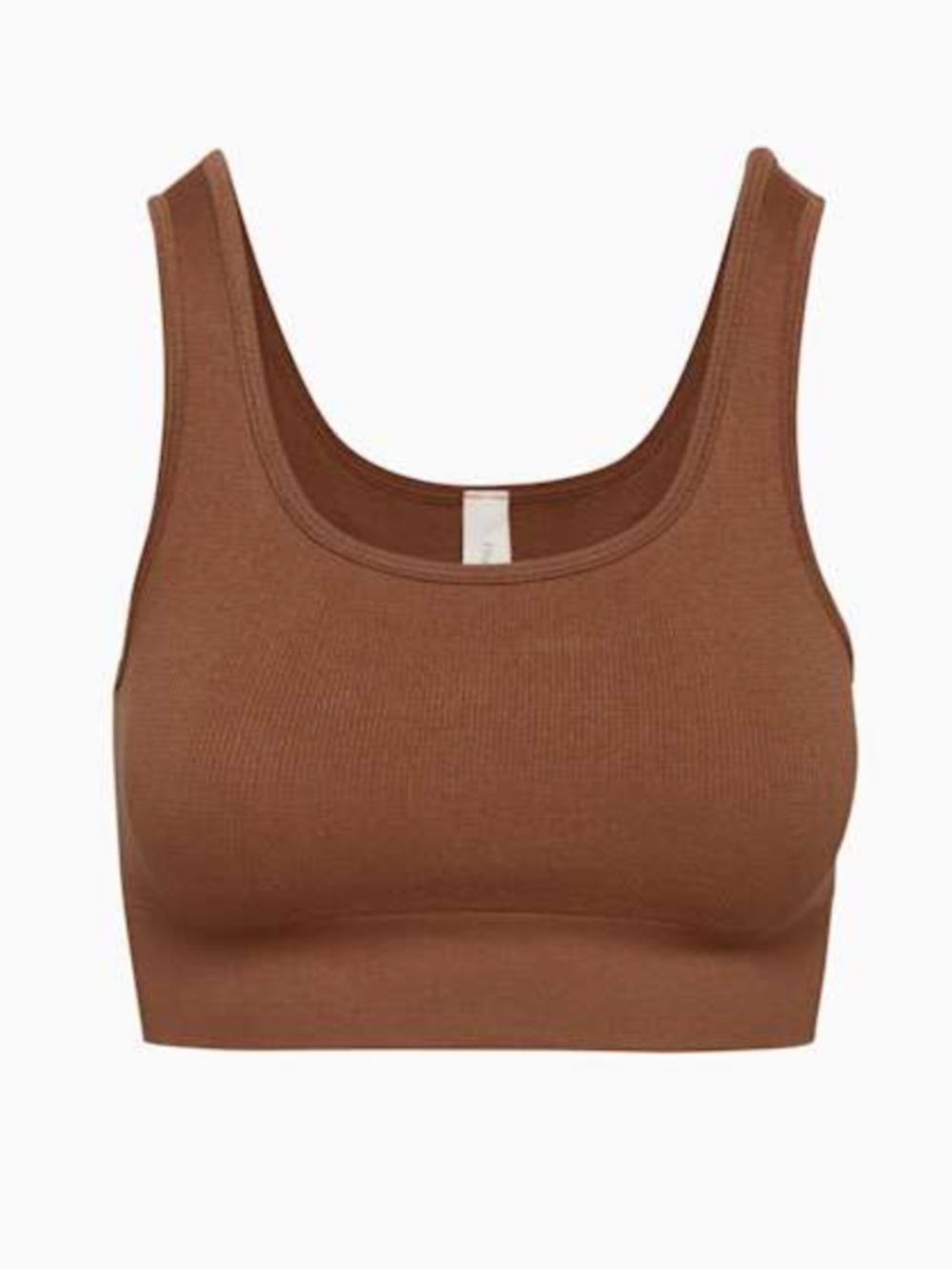 Aritzia Babatón Lush Seamless Brown Tank Bra Size S